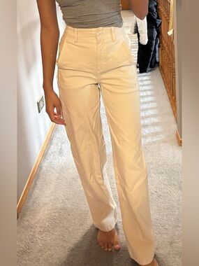 Wilfred Free straight leg Cream Pants